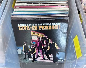 Vintage Vinyl: Our homeowner worked for Acuff-Rose publishing. Prices range from (majority) $4 each with some topping out at $20