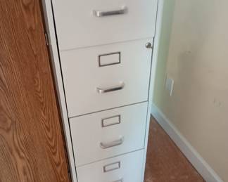 one of two file cabinets