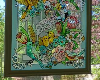 stunning stained glass panel