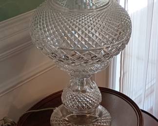 Waterford crystal lamp. this item is available for pre-sale.