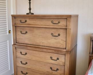 Century dresser with pullout desk