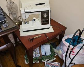 Kenmore Sewing Machine ...Cloth and various sewing and craft notions