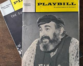 Original and first season Playbill booklets
