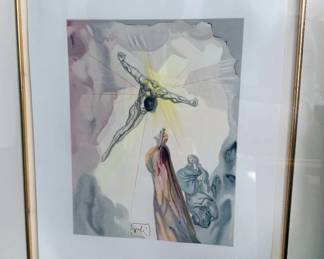Salvador Dali lithograph “The Cross of Mars” 1963, signed