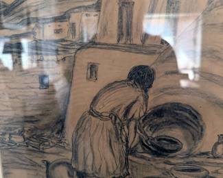 Southwest themed drawing