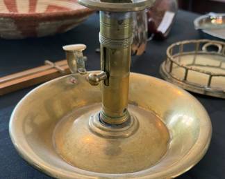 Brass candlestick holders