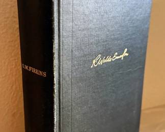 1915 first edition book on Ralph Waldo Emerson + numerous Emerson books