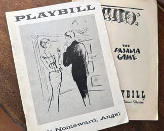 Original and first season Playbill booklets
