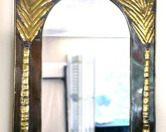 Metal mirror frame