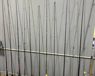 Several Rod & reel combos 