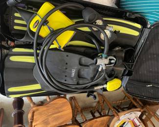 Two Scuba Diving Sets