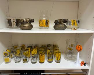 Mizzou glassware & Tiger banks