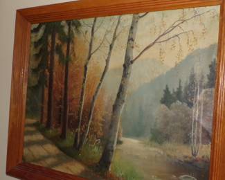 Few pieces of original wall art