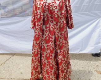 VINTAGE HAUTE COUTURE GOWN AND CAPE