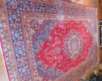 Vintage Mashad Hand Knotted Persian Rug  Just Cleaned From Cristomar In Roswell $550.00 to clean
