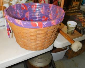 LONGABERGER BASKET WITH INSERT