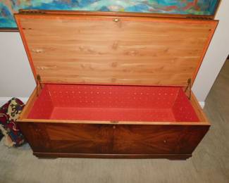 Roos Cedar Chest Interior