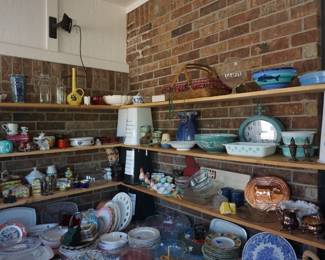 Pyrex, plates, decor, dish ware