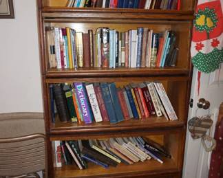 lawyers or barrister bookcase, books