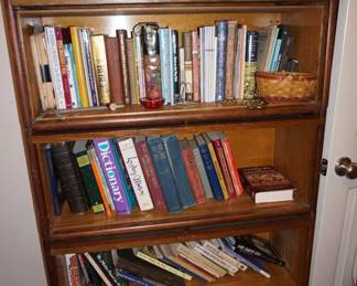 lawyers bookcase, books