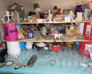 glass, decor, Pyrex, pitchers, coasters