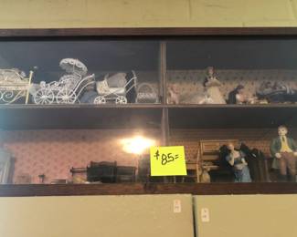 doll case white carriages