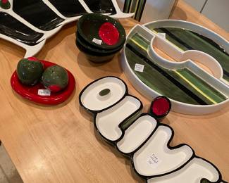 Fitz and Floyd party dishes