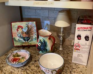 Rooster decor everywhere 