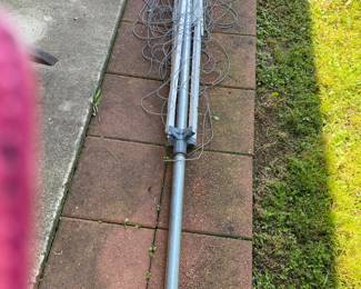 Outside clothes line