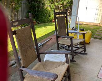 Pair of porch rockers