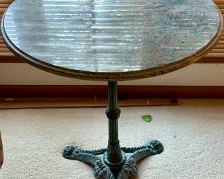 Marble Top with Iron Base from Pier I Imports