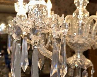 Stunning Waterford Crystal Chandelier - Type #A6, 6 arm lights, 1 tier, single bobeche. 