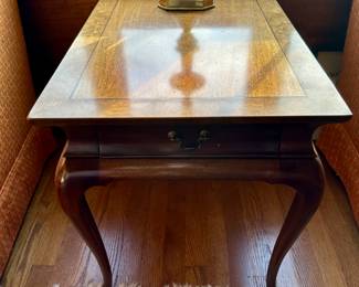 The Side Table is by Hickory Chair (James River Plantation Collection)