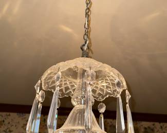 Stunning Waterford Crystal Chandelier - Type #A6, 6 arm lights, 1 tier, single bobeche. 