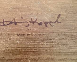 Vintage MCM Teak Ice Bucket by HENNING KOPPEL for GEORG JENSEN.  Very Rare Piece