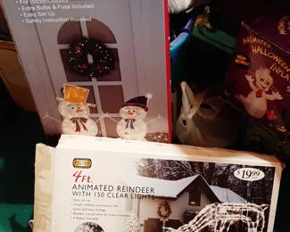 Nice selection of outdoor Christmas decorations at this sale 