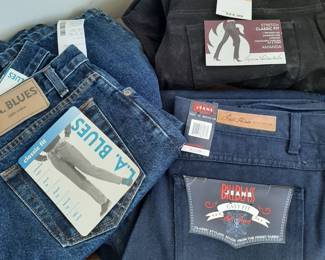 1970's,  80's & 90's Blue Jeans