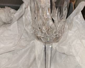 8 Lismore 10 oz Waterford Crystal Goblets NEW IN BOXES