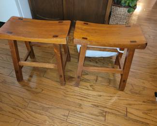 Pair of Wood benches from Malaysia