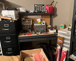 Tools, file cabinet 
