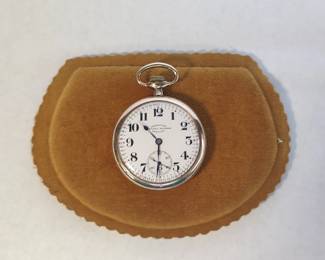 Hamilton Gold Plated Electric Railway Stopwatch - works! 