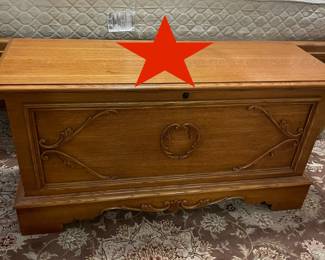 Red Star Pre-Sale Item - Beautiful Lane Cedar Chest 45'W 16.5" D 23" H - $185 plus tax