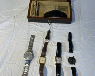 Box Full Of Watches And Accessories