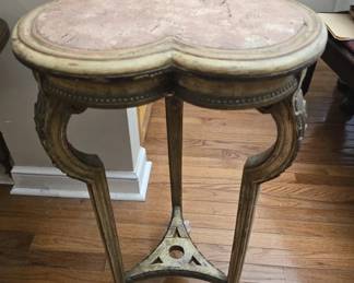 Vintage French Styled Wood side table
