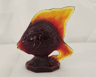 Fenton Glass Fish Decor See Description
