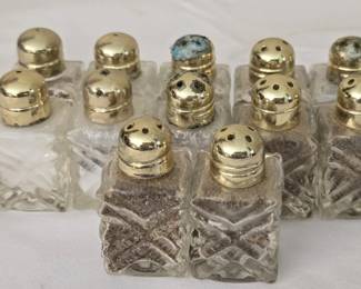 Set of 12 Miniature Salt & Pepper Shakers
