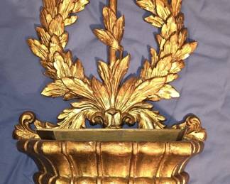 Gold Gilded Style Decorative Planter

