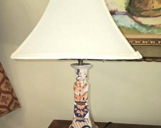 Beautiful Asian Style Ceramic Base Lamp

