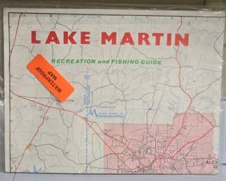 Waterproof Map of Lake Martin

