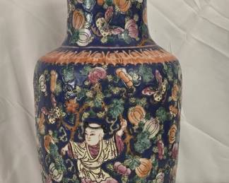 Large Vintage  Asian Pottery Vase
